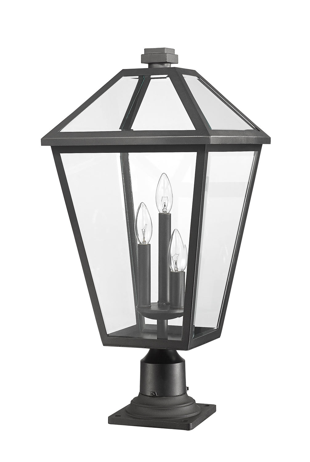 Z-Lite Canada - 579PHXLR-533PM-BK - Three Light Outdoor Pier Mounted Fixture - Talbot - Black