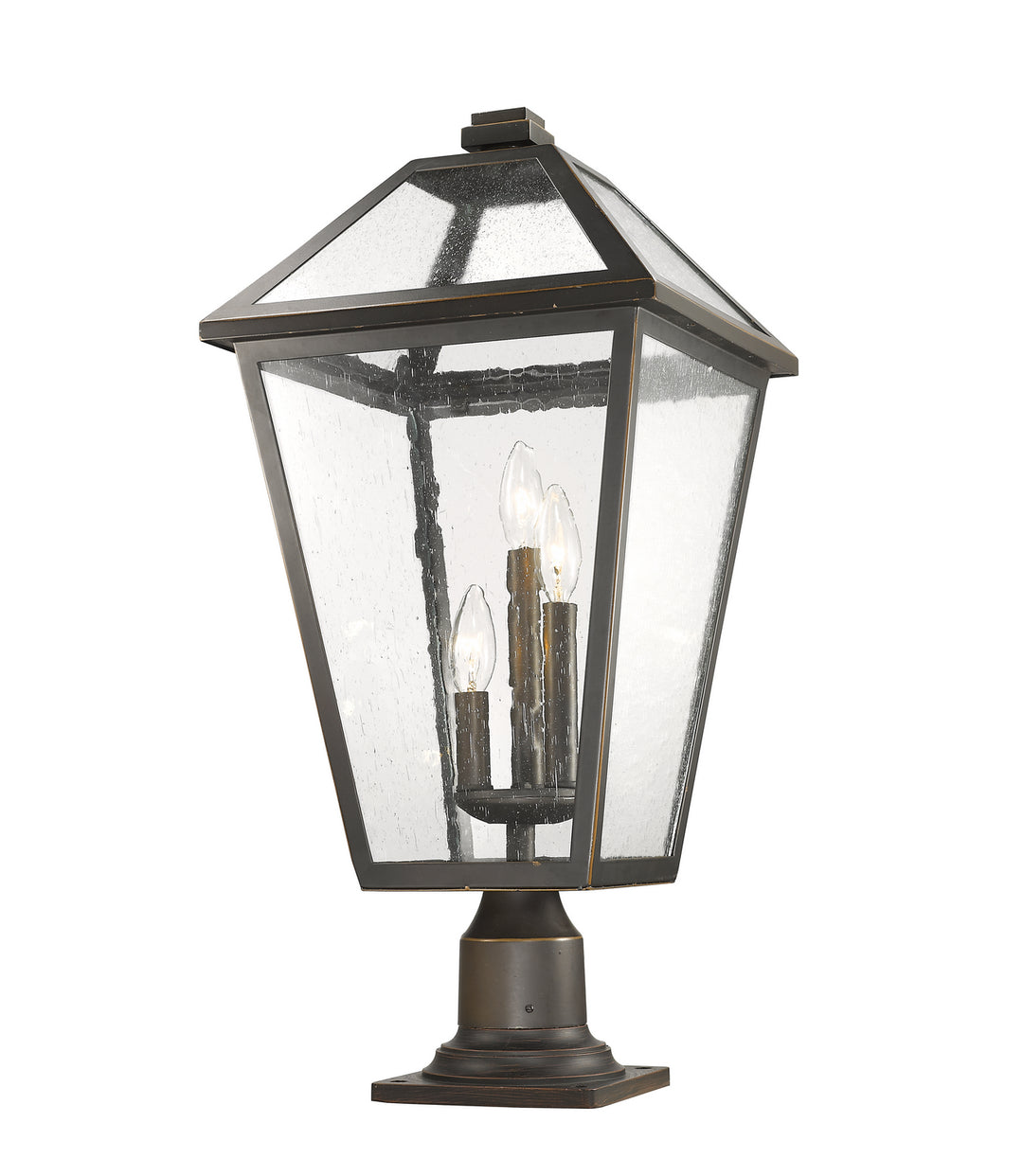 Z-Lite Canada - 579PHXLR-533PM-ORB - Three Light Outdoor Pier Mounted Fixture - Talbot - Oil Rubbed Bronze