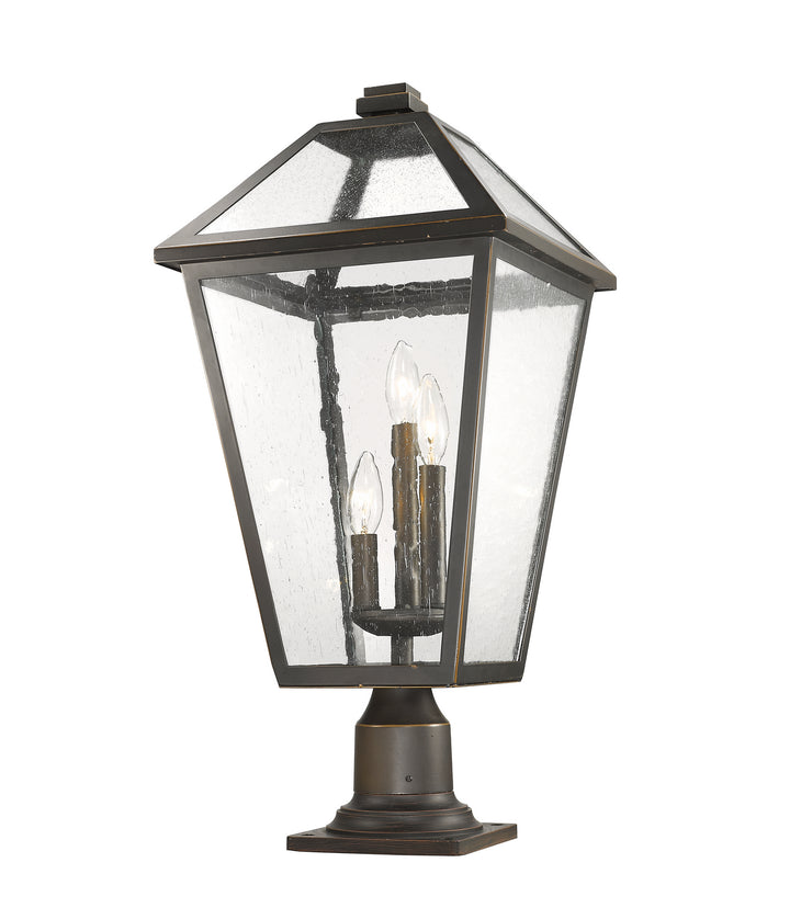 Z-Lite Canada - 579PHXLR-533PM-ORB - Three Light Outdoor Pier Mounted Fixture - Talbot - Oil Rubbed Bronze