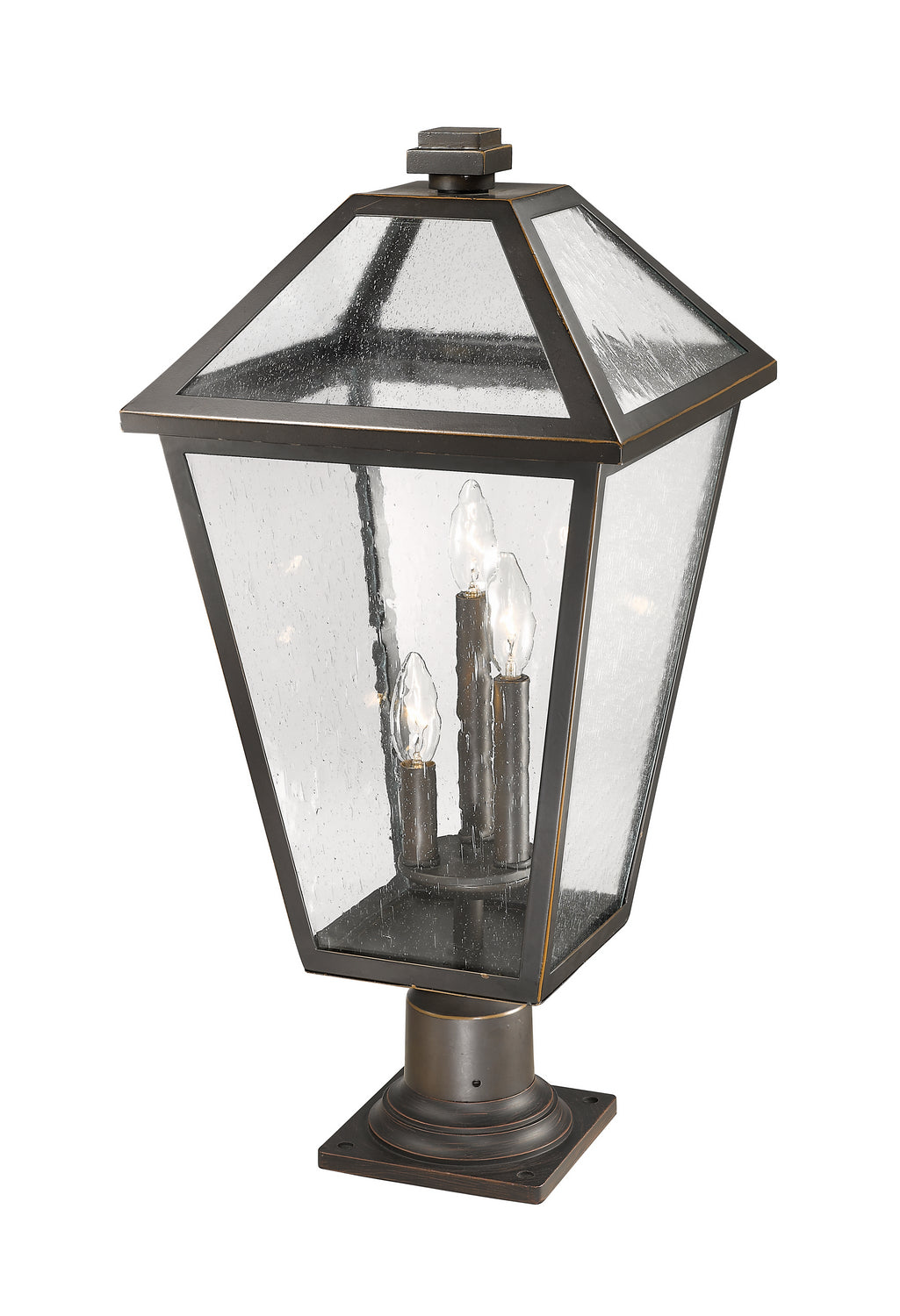 Z-Lite Canada - 579PHXLR-533PM-ORB - Three Light Outdoor Pier Mounted Fixture - Talbot - Oil Rubbed Bronze