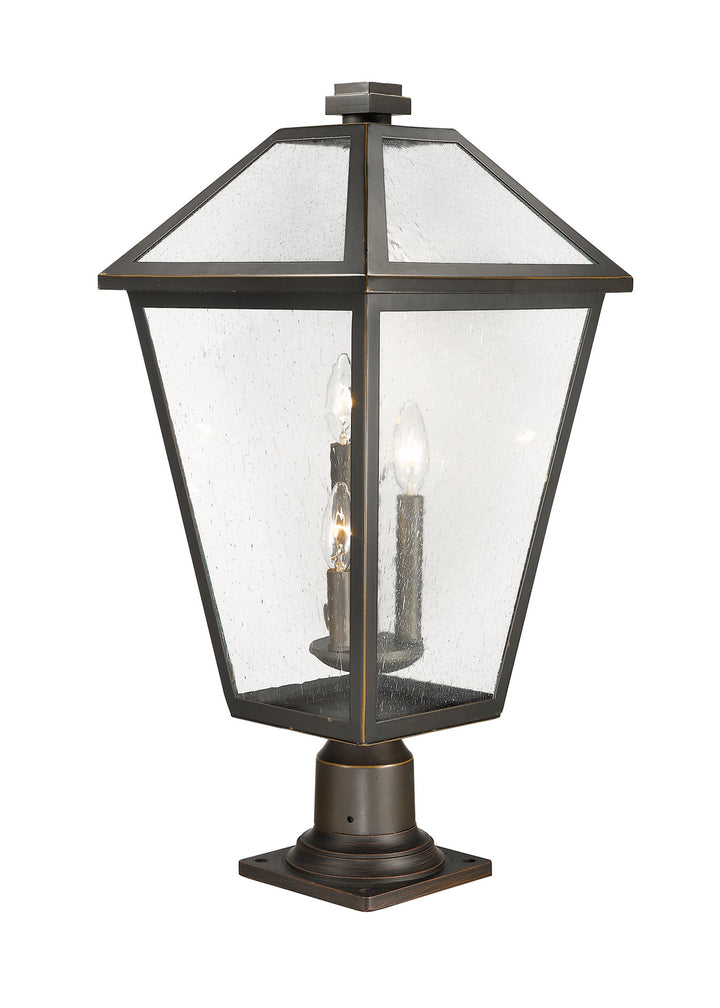 Z-Lite Canada - 579PHXLR-533PM-ORB - Three Light Outdoor Pier Mounted Fixture - Talbot - Oil Rubbed Bronze