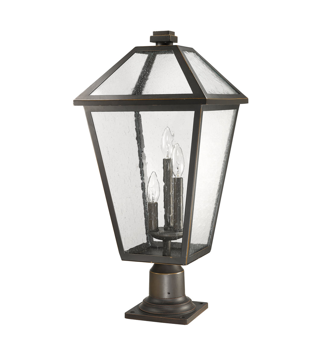 Z-Lite Canada - 579PHXLR-533PM-ORB - Three Light Outdoor Pier Mounted Fixture - Talbot - Oil Rubbed Bronze