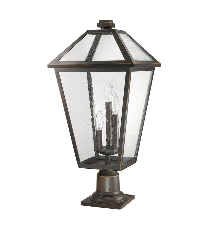 Z-Lite Canada - 579PHXLR-533PM-ORB - Three Light Outdoor Pier Mounted Fixture - Talbot - Oil Rubbed Bronze