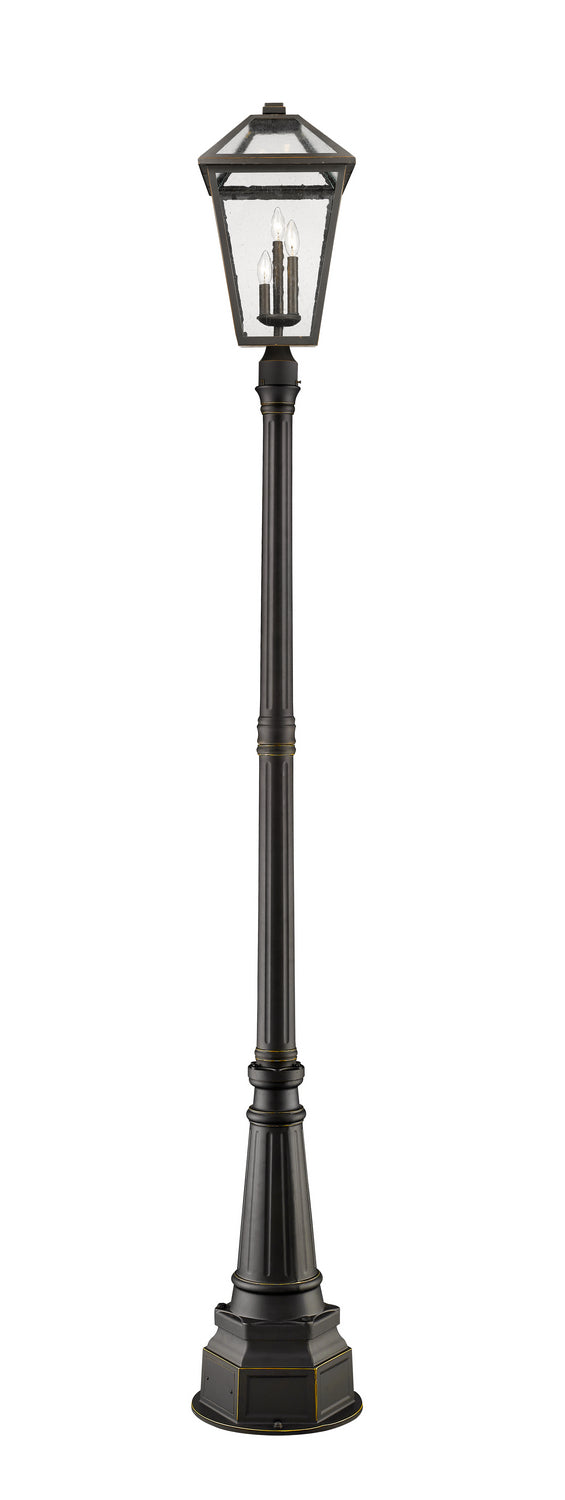 Z-Lite Canada - 579PHXLR-564P-ORB - Three Light Outdoor Post Mounted Fixture - Talbot - Oil Rubbed Bronze