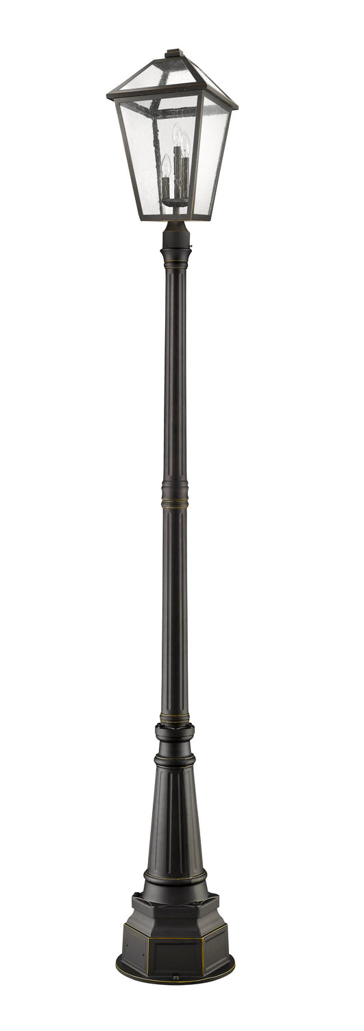 Z-Lite Canada - 579PHXLR-564P-ORB - Three Light Outdoor Post Mounted Fixture - Talbot - Oil Rubbed Bronze