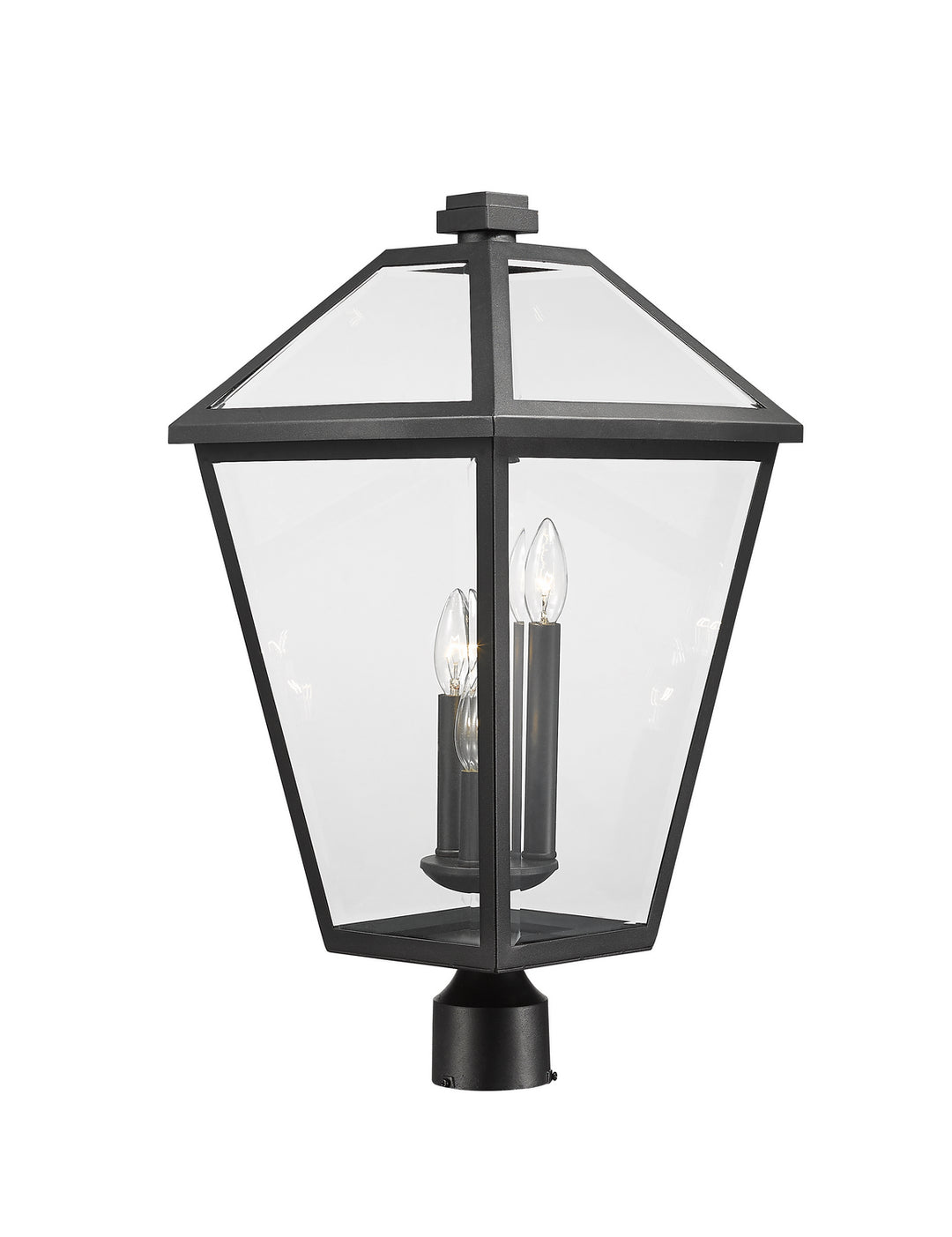 Z-Lite Canada - 579PHXLR-BK - Three Light Outdoor Post Mount Fixture - Talbot - Black