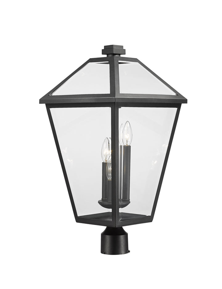 Z-Lite Canada - 579PHXLR-BK - Three Light Outdoor Post Mount Fixture - Talbot - Black