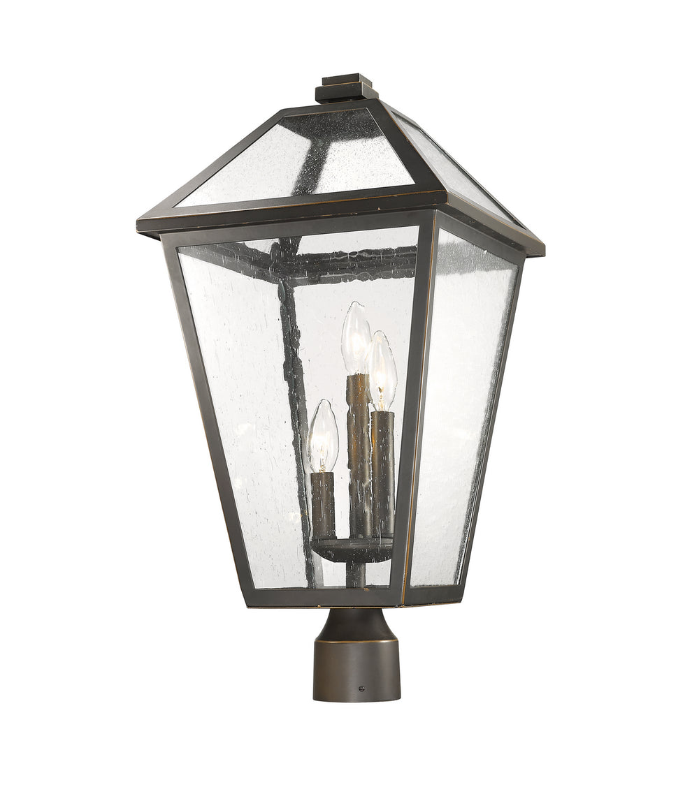 Z-Lite Canada - 579PHXLR-ORB - Three Light Outdoor Post Mount Fixture - Talbot - Oil Rubbed Bronze