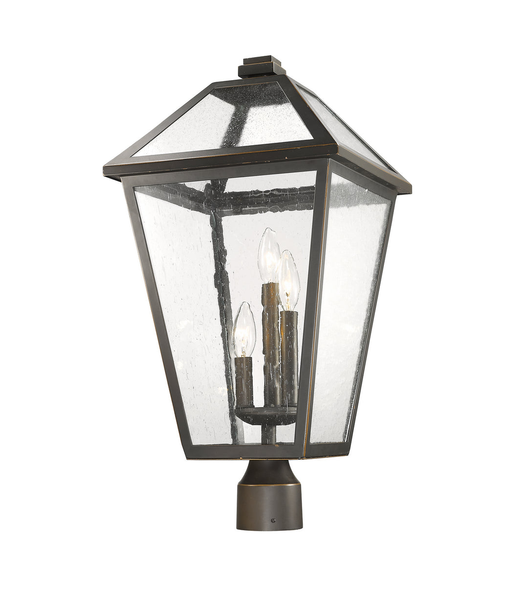 Z-Lite Canada - 579PHXLR-ORB - Three Light Outdoor Post Mount Fixture - Talbot - Oil Rubbed Bronze
