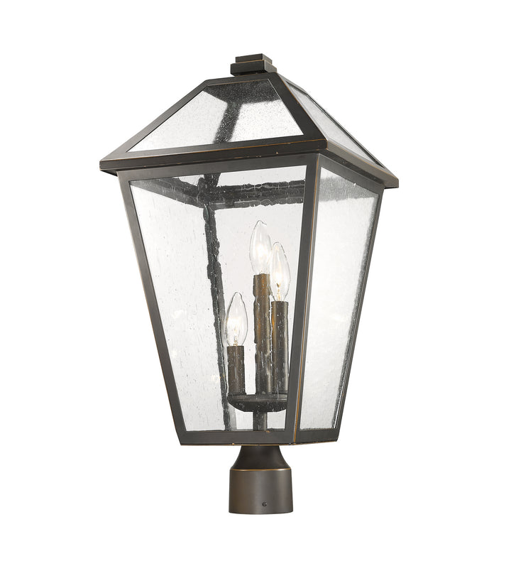 Z-Lite Canada - 579PHXLR-ORB - Three Light Outdoor Post Mount Fixture - Talbot - Oil Rubbed Bronze