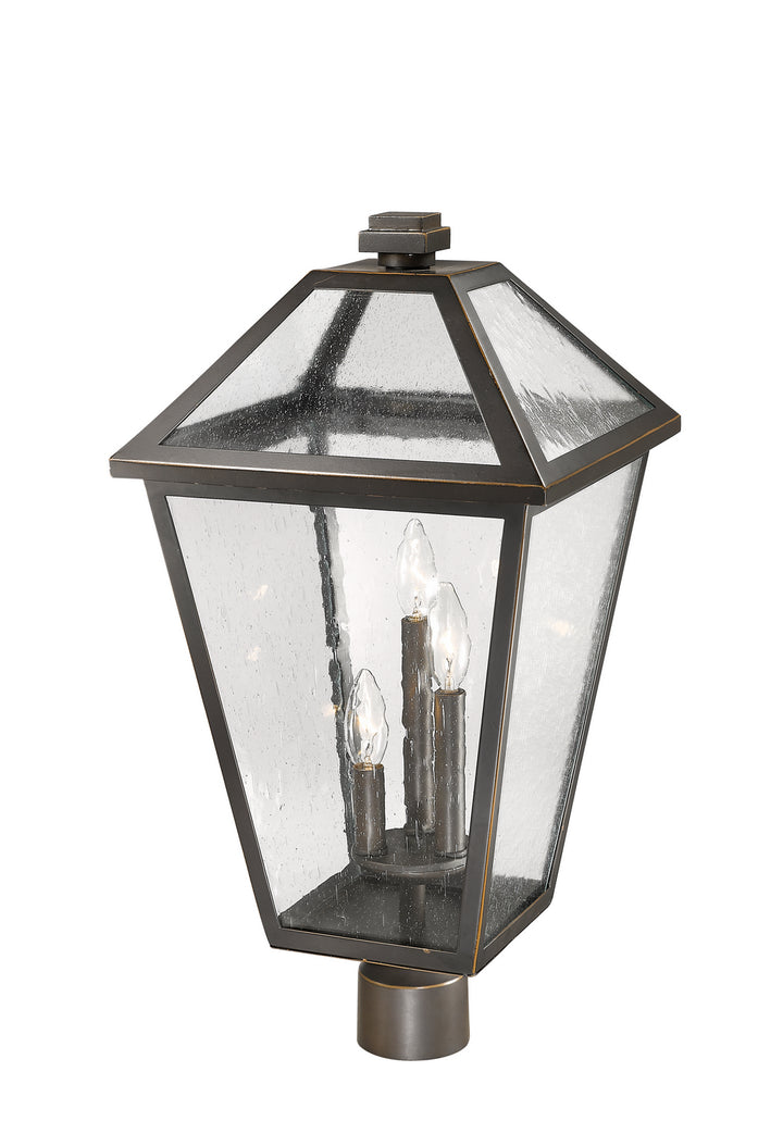 Z-Lite Canada - 579PHXLR-ORB - Three Light Outdoor Post Mount Fixture - Talbot - Oil Rubbed Bronze