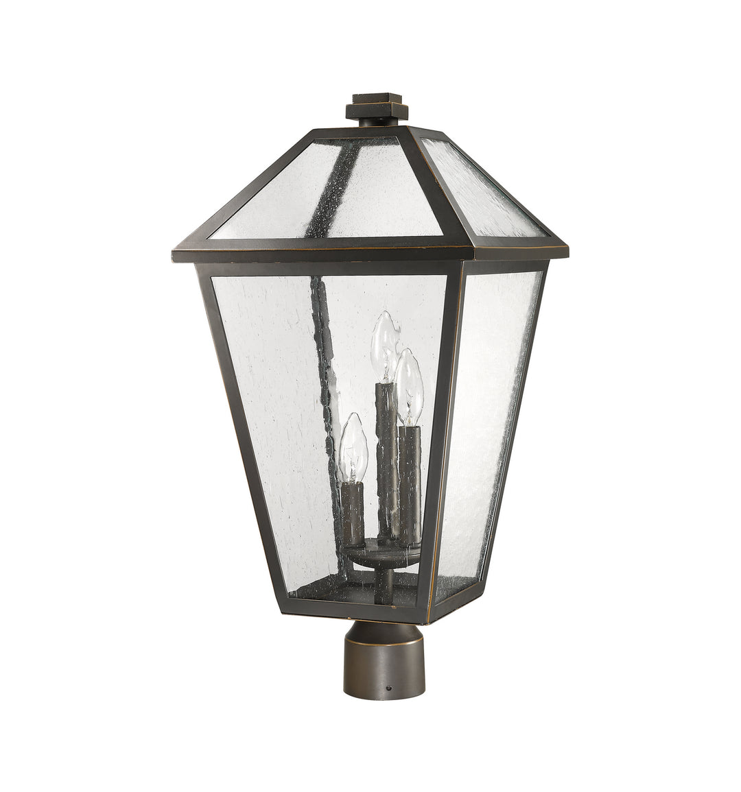 Z-Lite Canada - 579PHXLR-ORB - Three Light Outdoor Post Mount Fixture - Talbot - Oil Rubbed Bronze