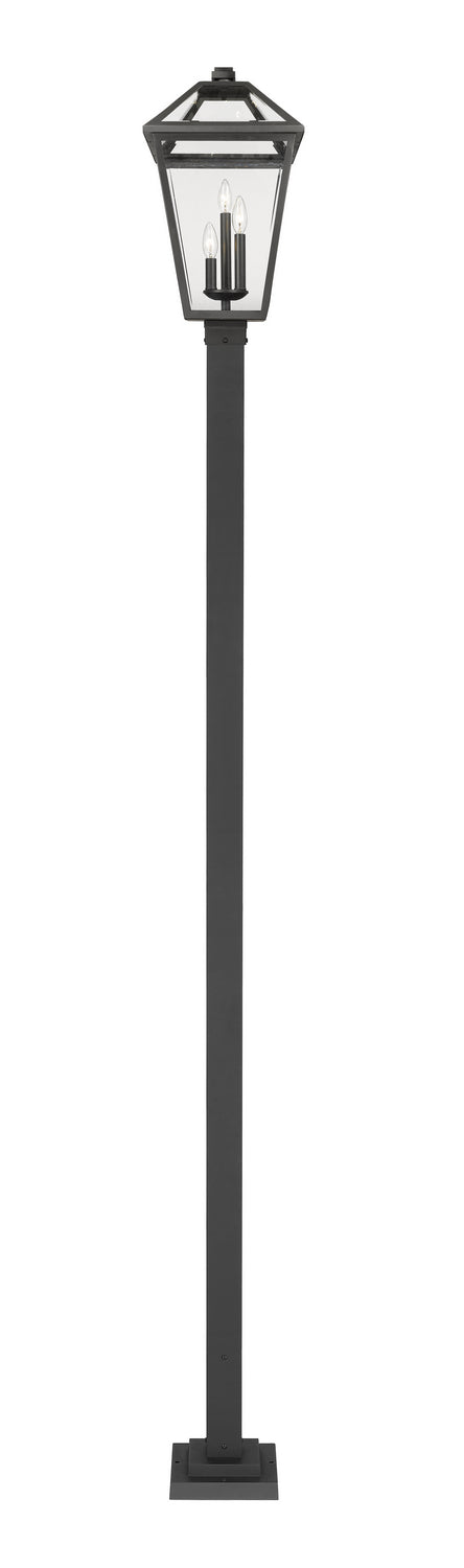 Z-Lite Canada - 579PHXLS-536P-BK - Three Light Outdoor Post Mounted Fixture - Talbot - Black