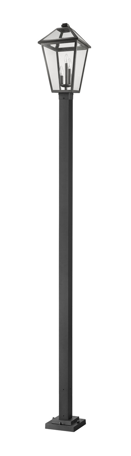Z-Lite Canada - 579PHXLS-536P-BK - Three Light Outdoor Post Mounted Fixture - Talbot - Black
