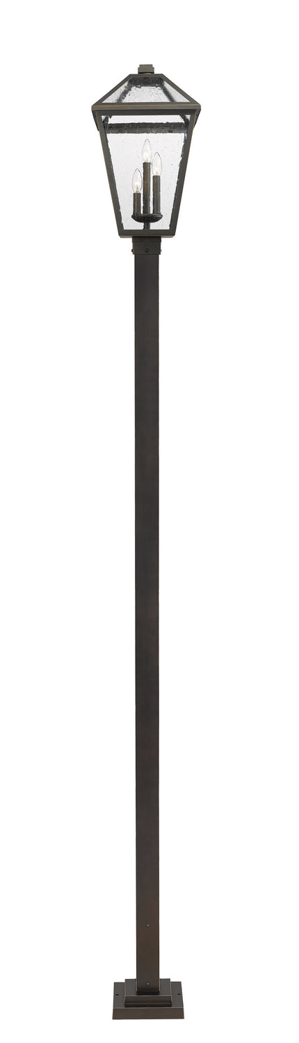 Z-Lite Canada - 579PHXLS-536P-ORB - Three Light Outdoor Post Mounted Fixture - Talbot - Oil Rubbed Bronze