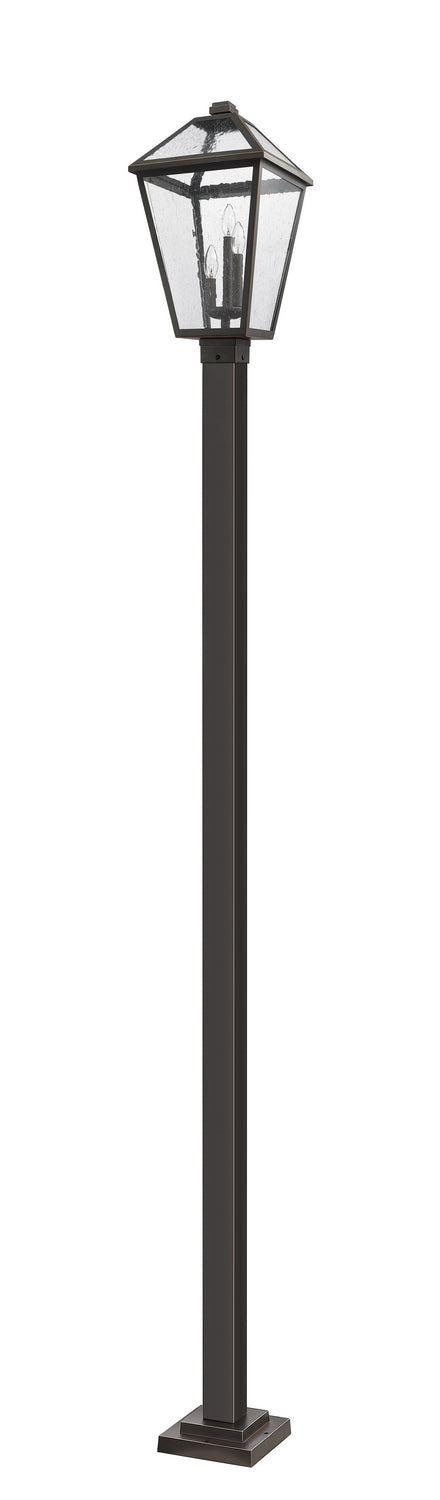 Z-Lite Canada - 579PHXLS-536P-ORB - Three Light Outdoor Post Mounted Fixture - Talbot - Oil Rubbed Bronze