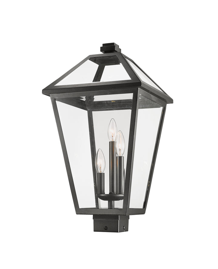 Z-Lite Canada - 579PHXLS-BK - Three Light Outdoor Post Mount Fixture - Talbot - Black