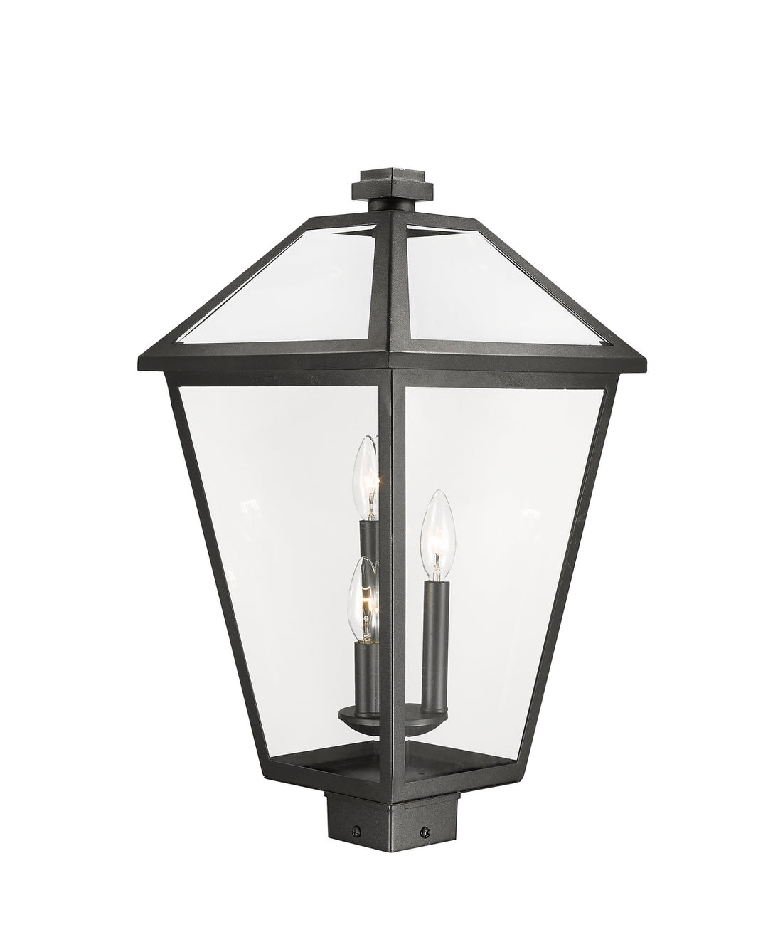Z-Lite Canada - 579PHXLS-BK - Three Light Outdoor Post Mount Fixture - Talbot - Black