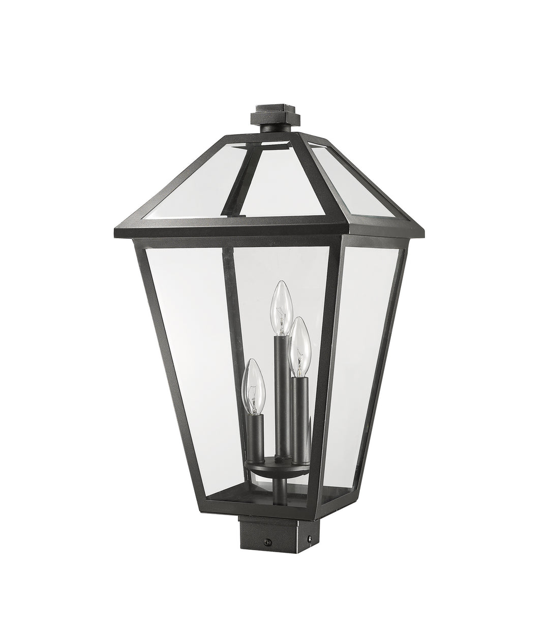 Z-Lite Canada - 579PHXLS-BK - Three Light Outdoor Post Mount Fixture - Talbot - Black
