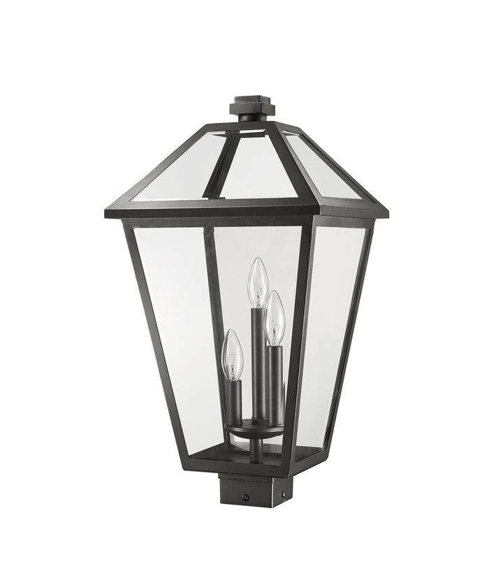 Z-Lite Canada - 579PHXLS-BK - Three Light Outdoor Post Mount Fixture - Talbot - Black