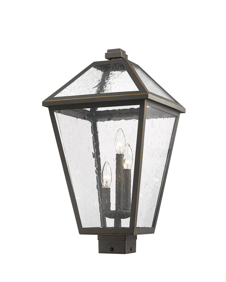 Z-Lite Canada - 579PHXLS-ORB - Three Light Outdoor Post Mount Fixture - Talbot - Oil Rubbed Bronze