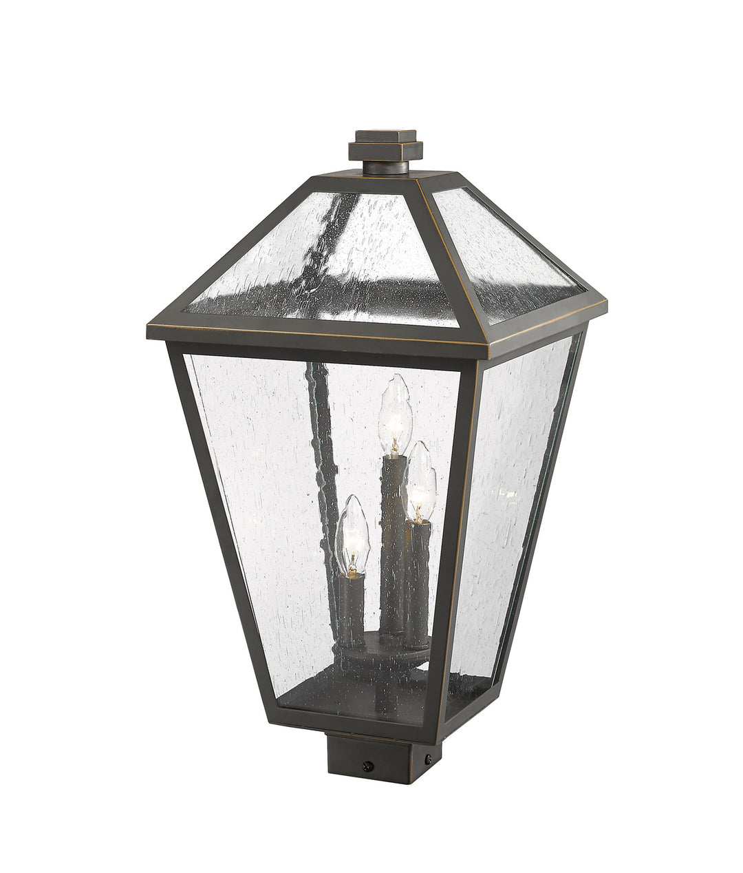 Z-Lite Canada - 579PHXLS-ORB - Three Light Outdoor Post Mount Fixture - Talbot - Oil Rubbed Bronze