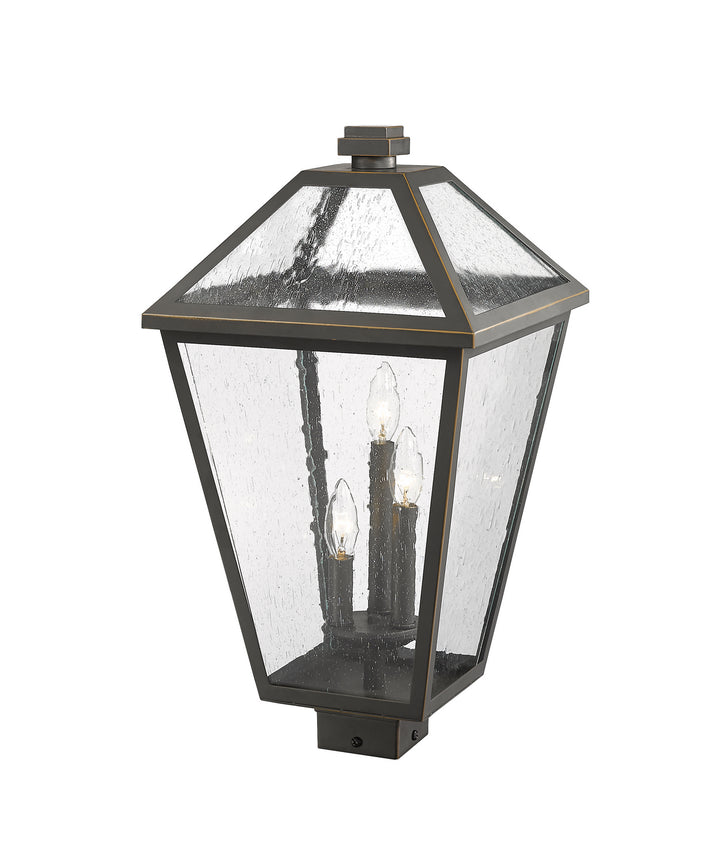 Z-Lite Canada - 579PHXLS-ORB - Three Light Outdoor Post Mount Fixture - Talbot - Oil Rubbed Bronze