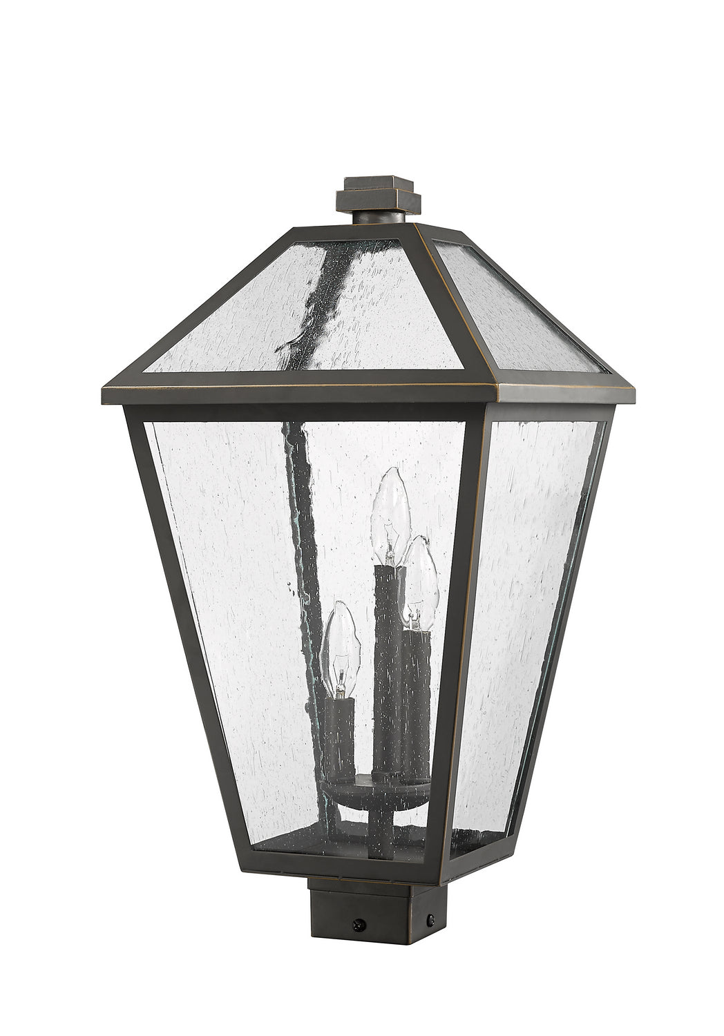 Z-Lite Canada - 579PHXLS-ORB - Three Light Outdoor Post Mount Fixture - Talbot - Oil Rubbed Bronze