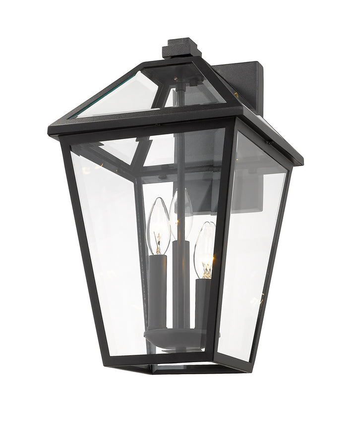 Z-Lite Canada - 579XL-BK - Three Light Outdoor Wall Light - Talbot - Black