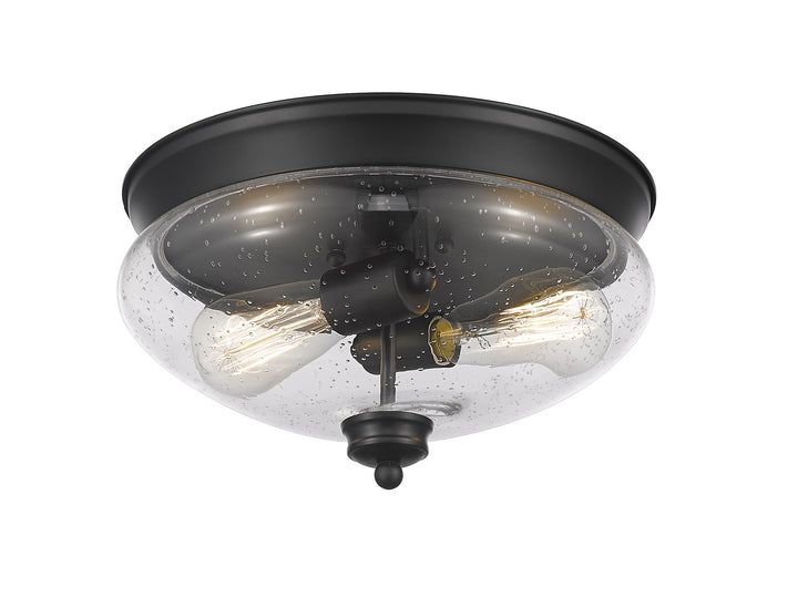 Z-Lite Canada - 722F2-MB - Two Light Flush Mount - Amon - Matte Black