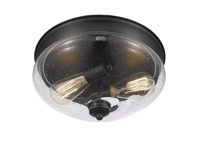 Z-Lite Canada - 722F2-MB - Two Light Flush Mount - Amon - Matte Black