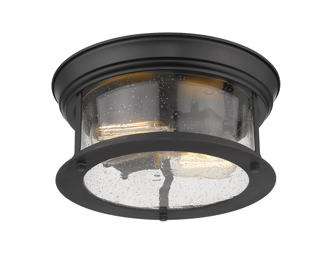 Z-Lite Canada - 727F10-MB - Two Light Flush Mount - Sonna - Matte Black