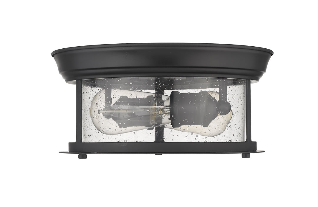Z-Lite Canada - 727F10-MB - Two Light Flush Mount - Sonna - Matte Black