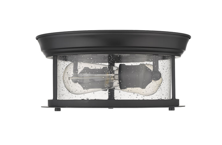 Z-Lite Canada - 727F10-MB - Two Light Flush Mount - Sonna - Matte Black