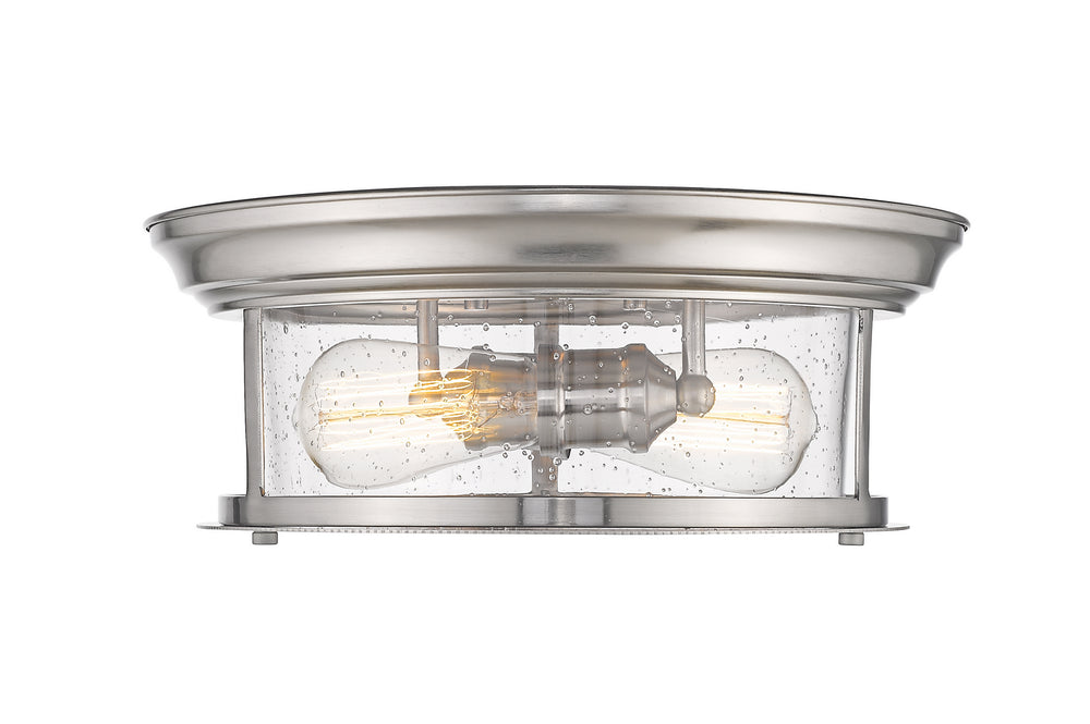 Z-Lite Canada - 727F13-BN - Two Light Flush Mount - Sonna - Brushed Nickel
