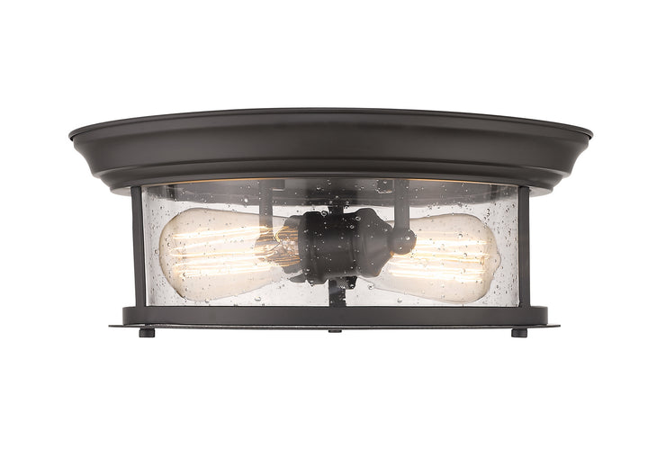 Z-Lite Canada - 727F13-BRZ - Two Light Flush Mount - Sonna - Bronze