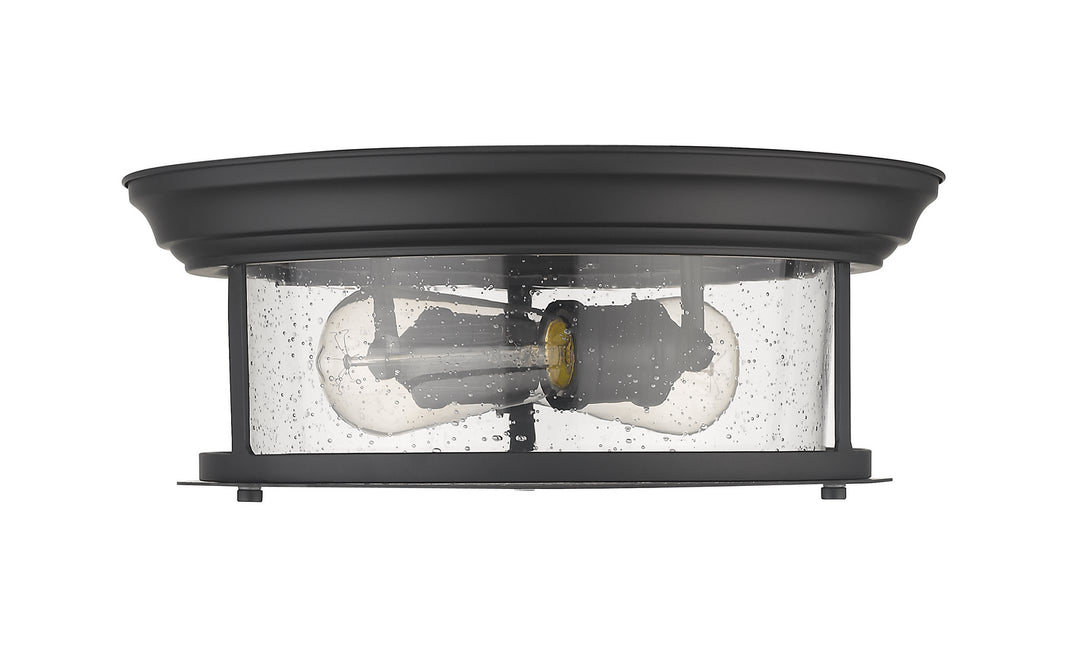 Z-Lite Canada - 727F13-MB - Two Light Flush Mount - Sonna - Matte Black