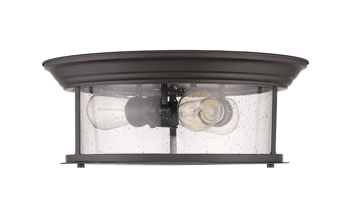 Z-Lite Canada - 727F16-BRZ - Three Light Flush Mount - Sonna - Bronze