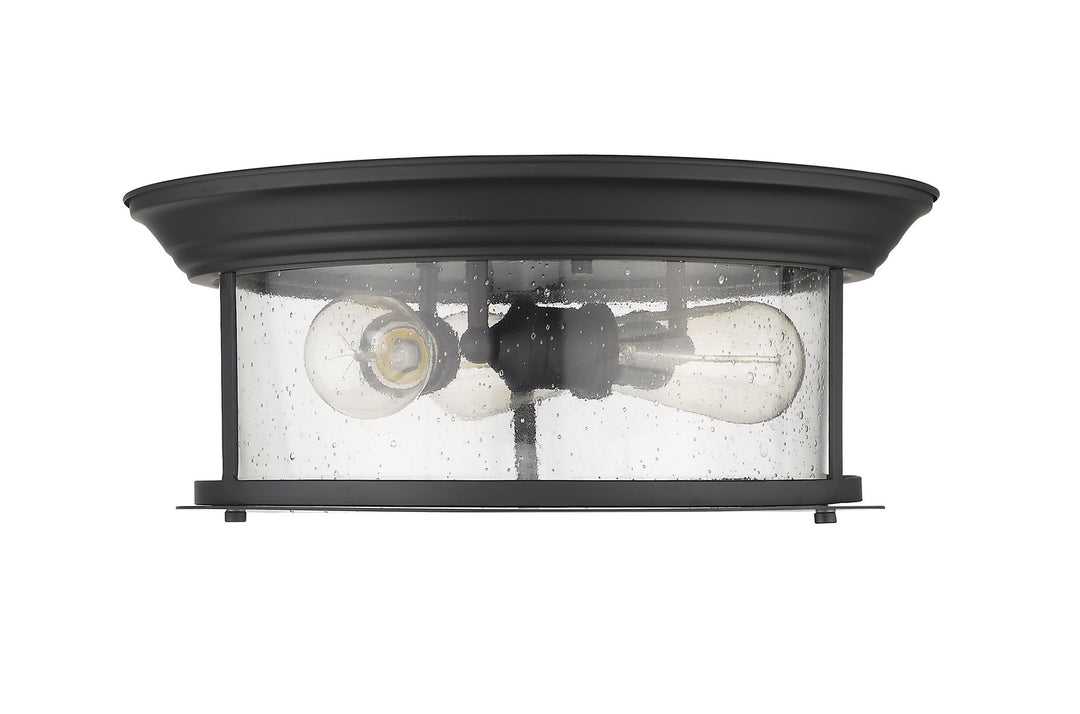 Z-Lite Canada - 727F16-MB - Three Light Flush Mount - Sonna - Matte Black