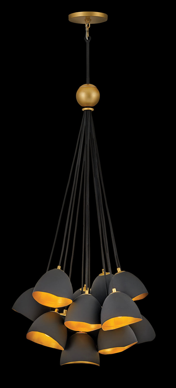 Hinkley Canada - 35906SHB - LED Chandelier - Nula - Shell Black