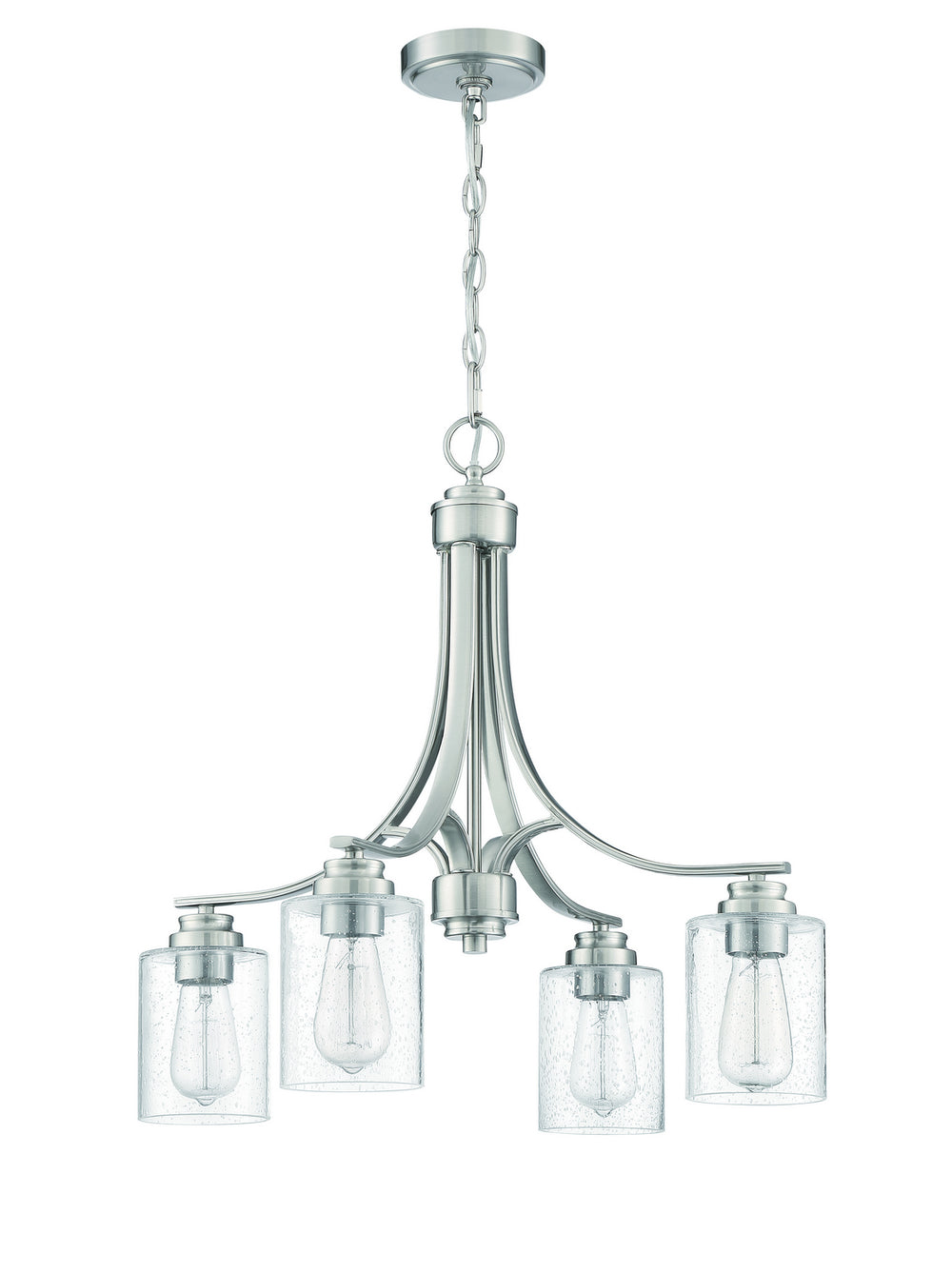Craftmade Canada - 50524-BNK - Four Light Chandelier - Bolden - Brushed Polished Nickel