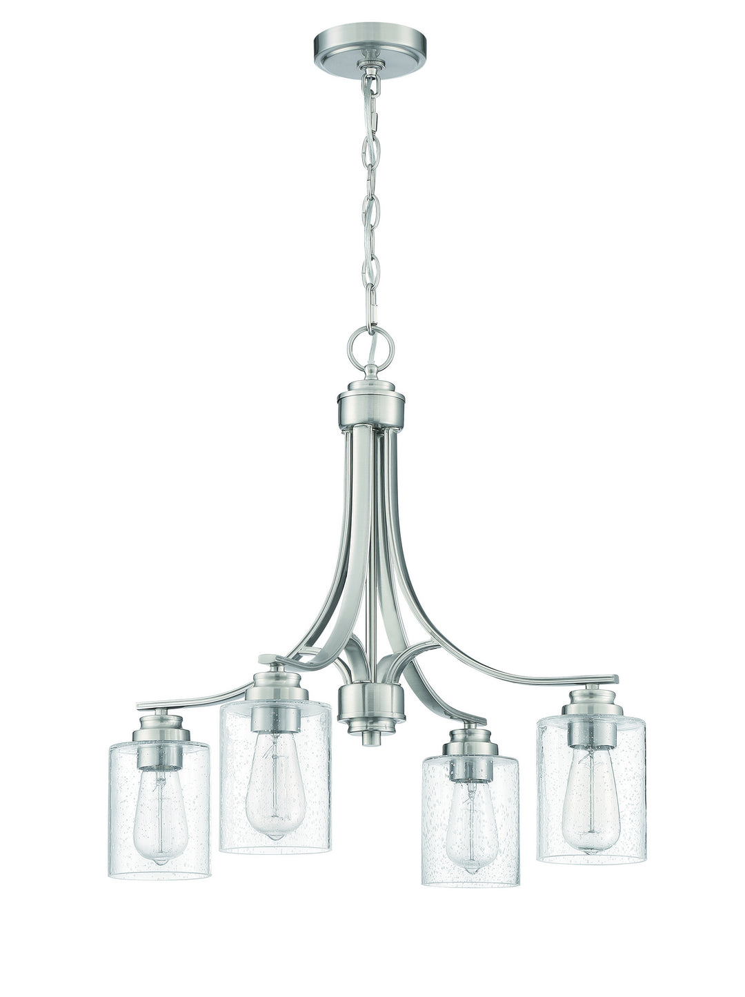 Craftmade Canada - 50524-BNK - Four Light Chandelier - Bolden - Brushed Polished Nickel
