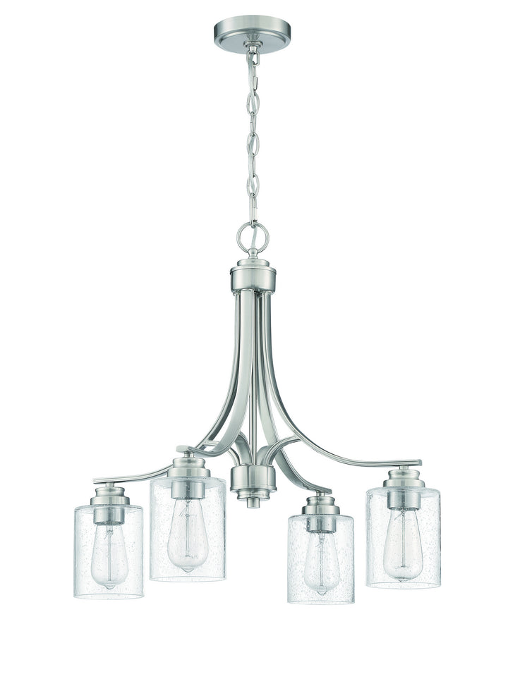 Craftmade Canada - 50524-BNK - Four Light Chandelier - Bolden - Brushed Polished Nickel