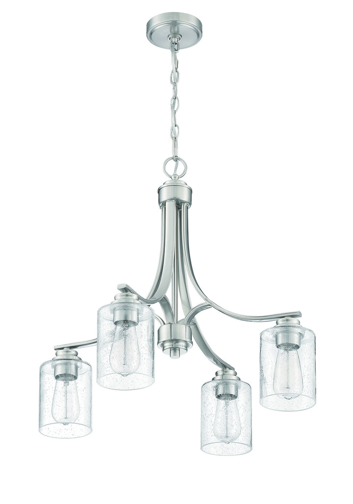 Craftmade Canada - 50524-BNK - Four Light Chandelier - Bolden - Brushed Polished Nickel