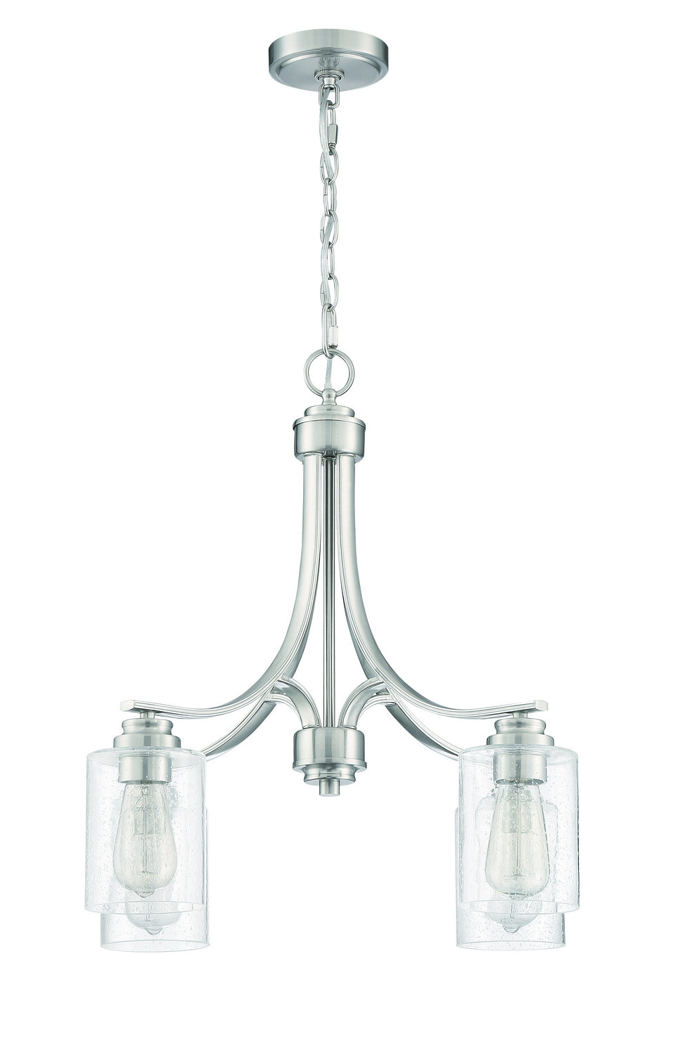 Craftmade Canada - 50524-BNK - Four Light Chandelier - Bolden - Brushed Polished Nickel