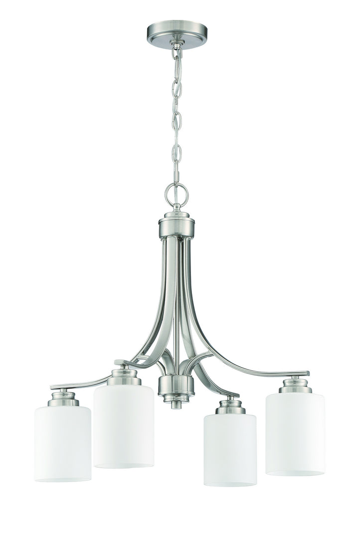 Craftmade Canada - 50524-BNK-WG - Four Light Chandelier - Bolden - Brushed Polished Nickel