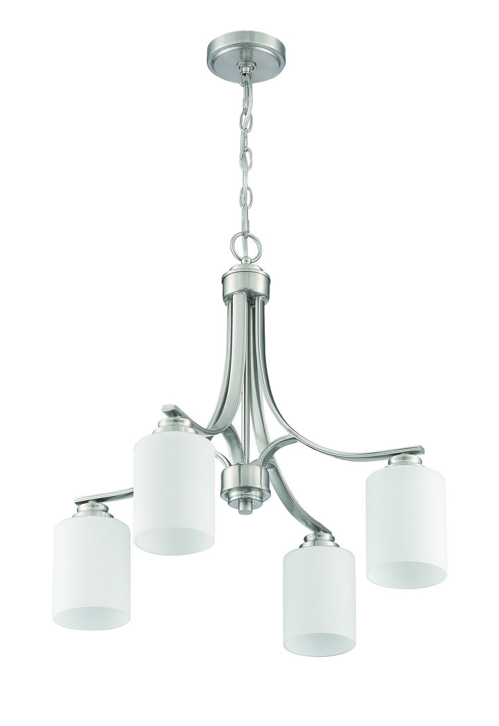 Craftmade Canada - 50524-BNK-WG - Four Light Chandelier - Bolden - Brushed Polished Nickel