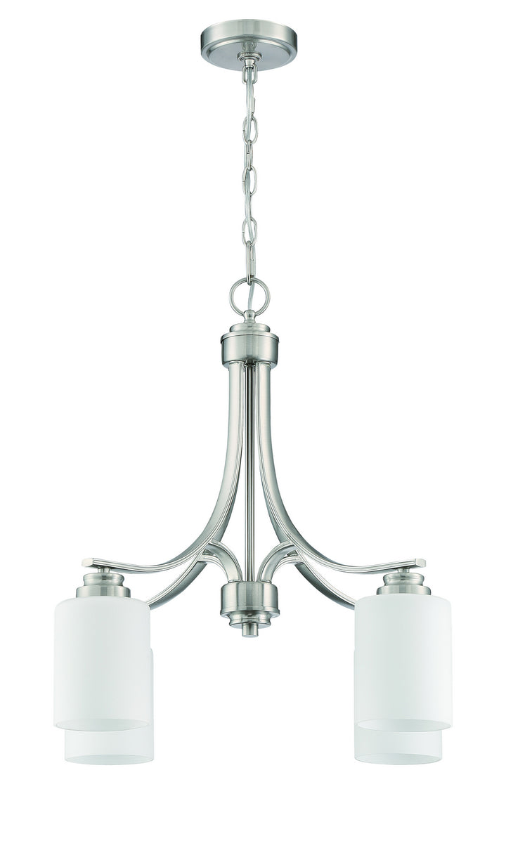 Craftmade Canada - 50524-BNK-WG - Four Light Chandelier - Bolden - Brushed Polished Nickel