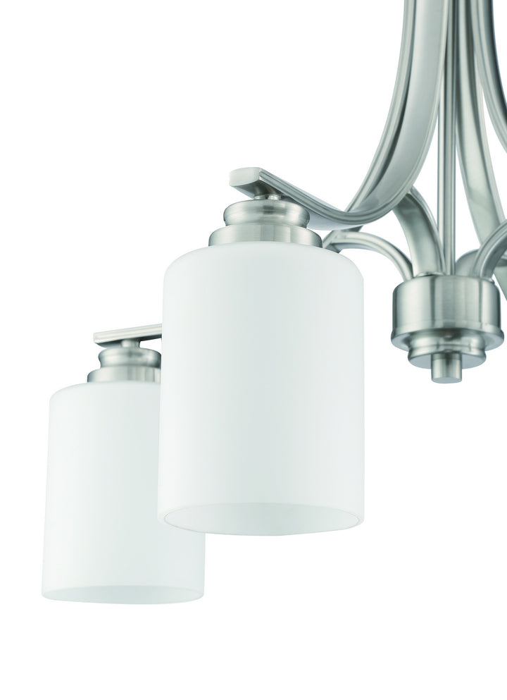 Craftmade Canada - 50524-BNK-WG - Four Light Chandelier - Bolden - Brushed Polished Nickel