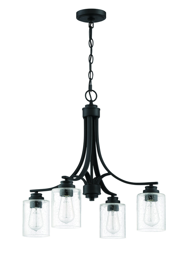 Craftmade Canada - 50524-FB - Four Light Chandelier - Bolden - Flat Black